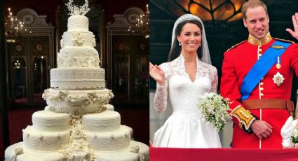 Así fue el pastel de bodas del príncipe William y Kate Middleton