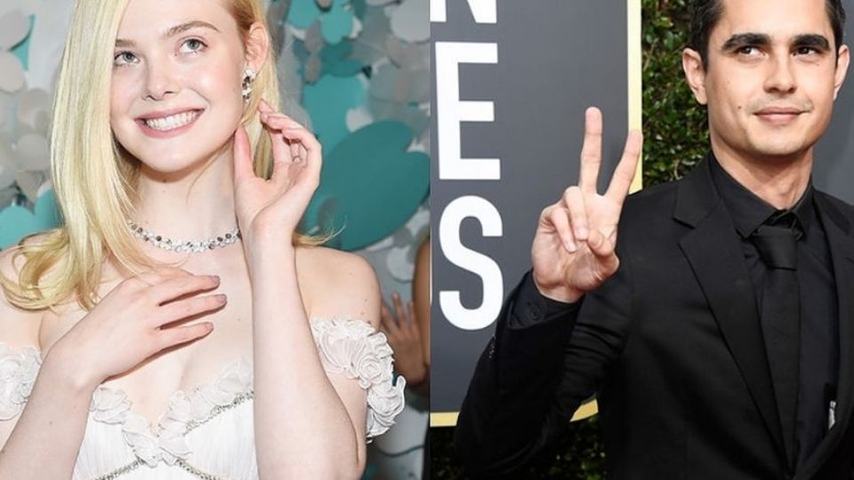 Elle Fanning junto a su novio, Max.