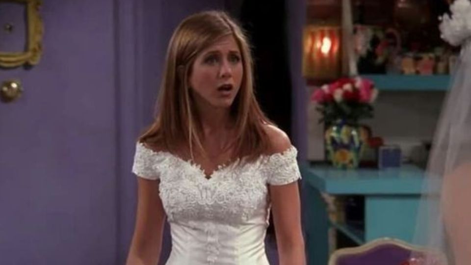 El vestido de novia de Rachel de Friends fue uno de los reutilizados.