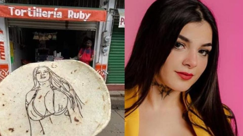 Así son las tortillas con la imagen de Karely Ruiz