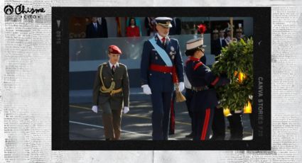 La princesa Leonor se lució en la Fiesta Nacional como militar