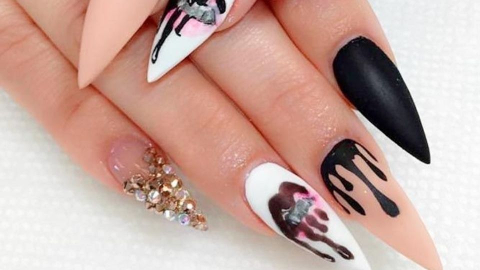 Anímate a llevar la manicura stiletto