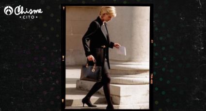 Inspírate en estos 5 looks “total black” de Lady Di, ideales para ir a trabajar