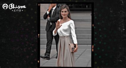 La Reina Letizia se mostró a la moda con un clásico de clásicos