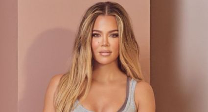 Khloé Kardashian se animó a los reflejos rubio platino