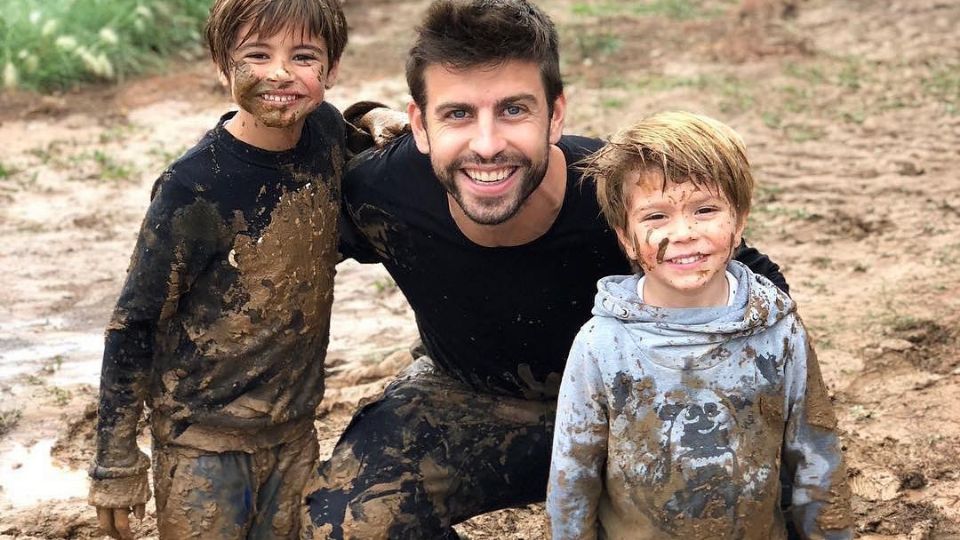 Según Piqué, la relación con sus hijos es fenomenal.