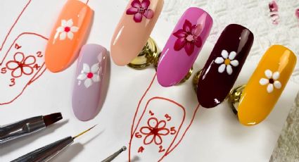 Flores doradas, la nueva tendencia de manicura para verano