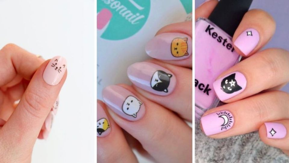 Solo para amantes de los animales: 4 diseños de manicura cat