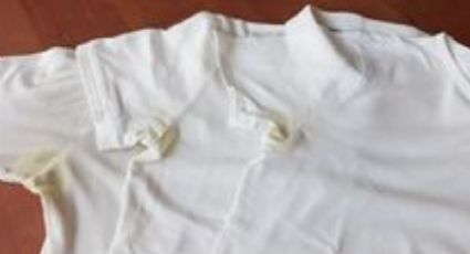 Sólo con 3 ingredientes, dile adiós a las manchas en las axilas de tu playera blanca