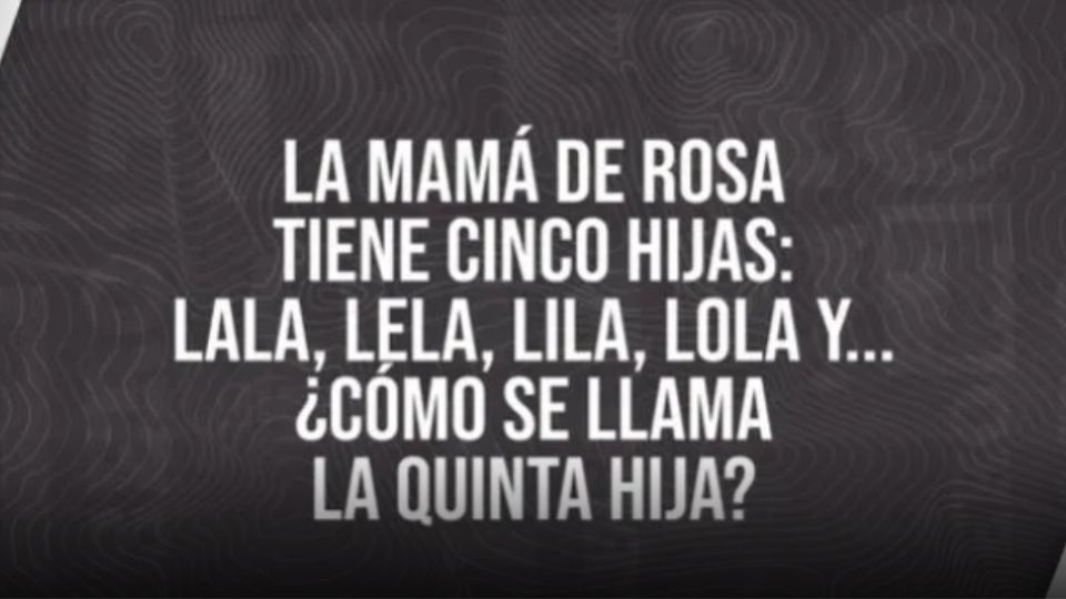 Acertijo que nadie puede responder en menos de 9 segundos.