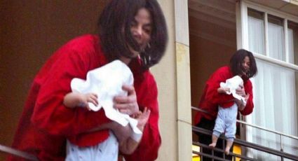 Así luce Blanket Jackson, el recordado hijo de Michael Jackson que fue presentado en el balcón de un hotel