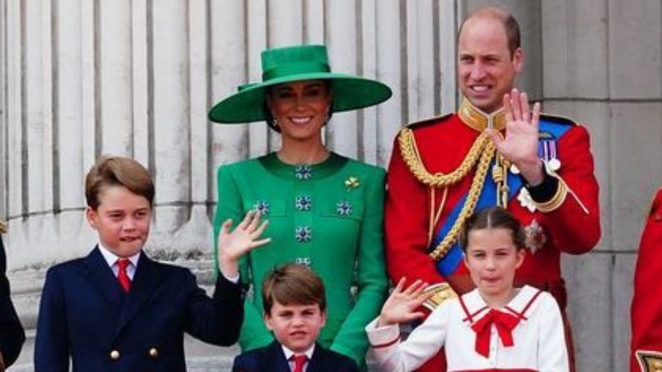 Los gestos más divertidos de los príncipes George, Charlotte y Louis en el Trooping the Colour