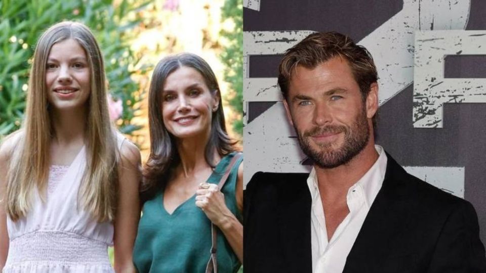 La reina Letizia se encontró con Chris Hemsworth en El Hormiguero.