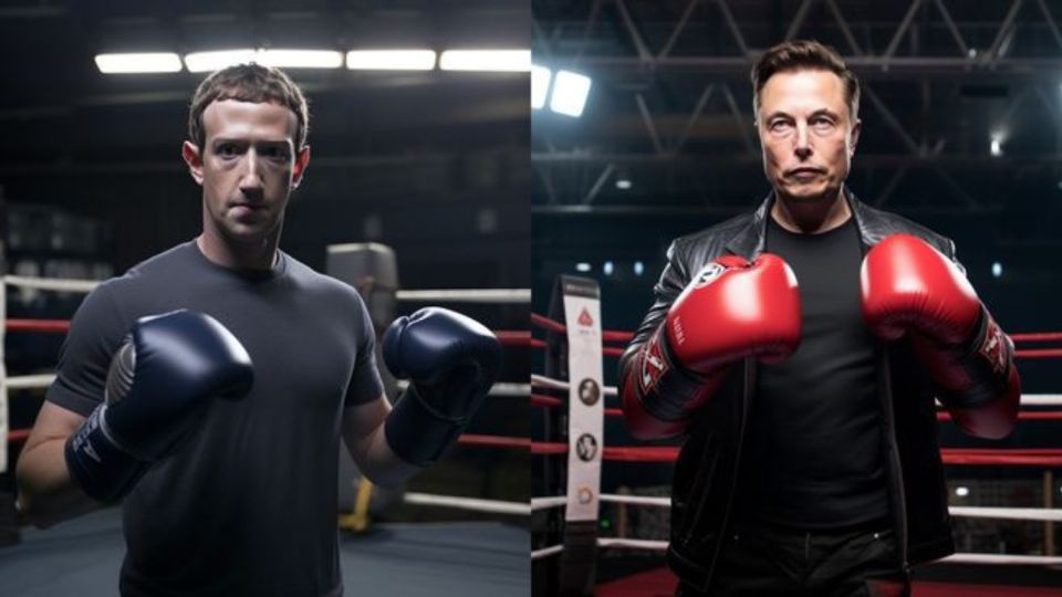 Elon Musk y Mark Zuckerberg buscan enfrentarse en el ring.