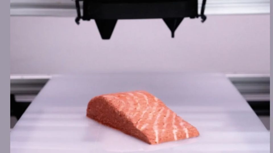 El salmón vegano impreso en 3D es una alternativa saludable que no implica consumo animal.