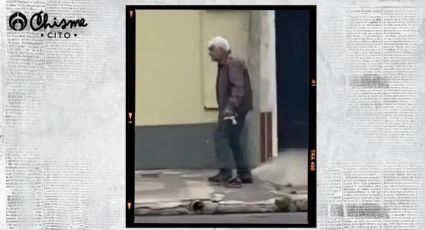 (VIDEO) Un hombre paseó a un perrito fantasma y se volvió viral