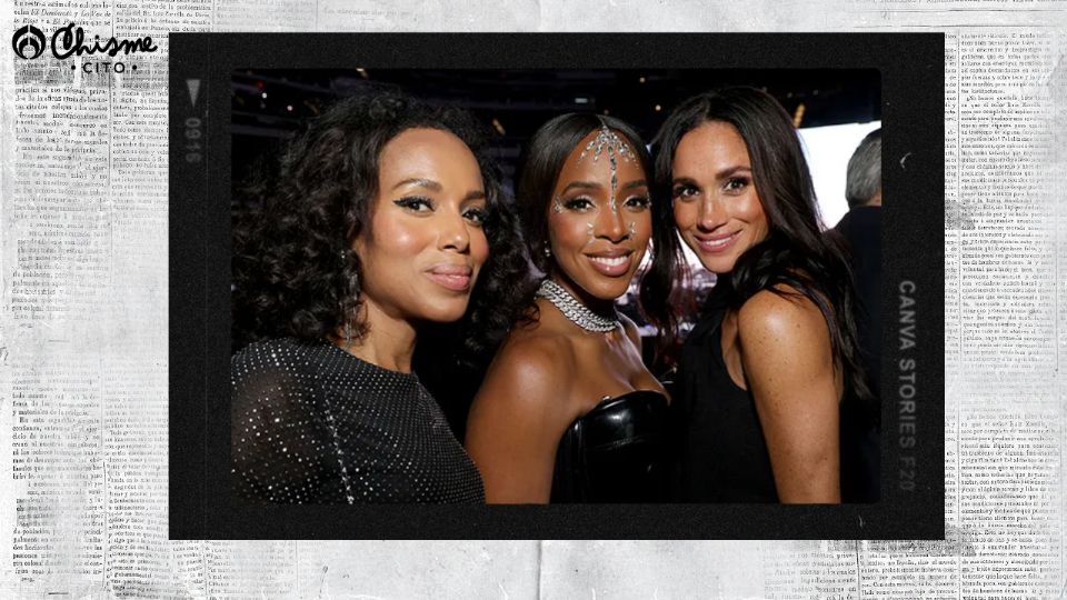 Meghan Markle se mostró con Kim Kardashian y otras estrellas.