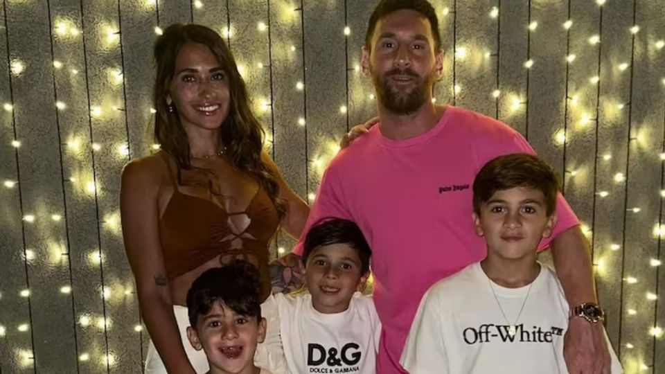 La rosarina comenzó el inicio de año junto a Lionel Messi y sus hijos en su pueblo natal, Rosario,