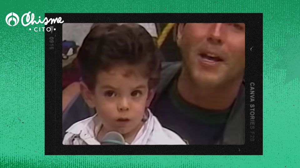 El hijo de Eugenio Derbez salió en la televisión desde muy pequeño.