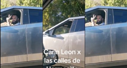 Carín León recorre Sonora en una millonaria Cybertruck, de Tesla; ¿Cuánto cuesta?