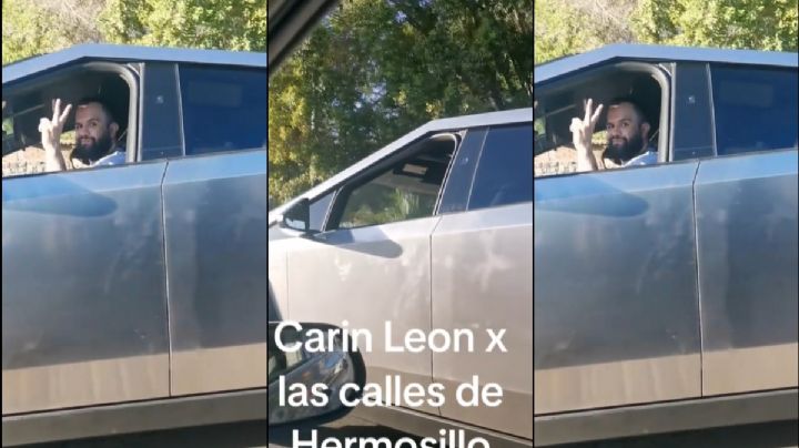 Carín León recorre Sonora en una millonaria Cybertruck, de Tesla; ¿Cuánto cuesta?