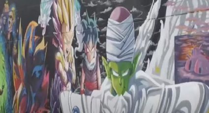 El impactante mural de ‘Dragon Ball’ en honor a Akira Toriyama que se volvió viral en pocas horas