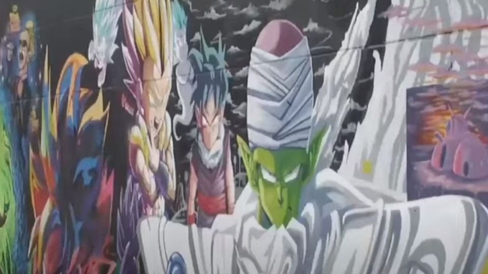 Mural de ‘Dragon Ball’ en Perú