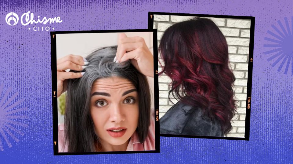 Dile adiós a las canas con los reflejos rojizos en el cabello.