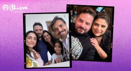 ¡Hasta con abrazo! Así fue el reencuentro entre Eugenio Derbez y Victoria Ruffo por su nieta