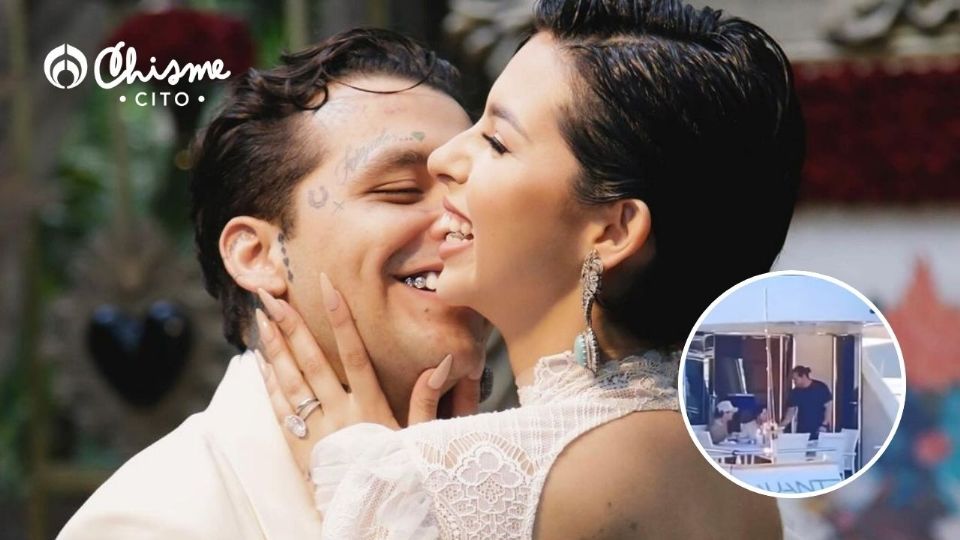 La hija de Pepe Aguilar y el sonorense fueron captados en Baja California Sur después de su boda.