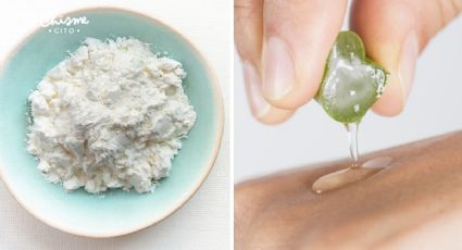 Solo con maicena y aloe vera, elimina las arrugas de la frente sin demasiado esfuerzo