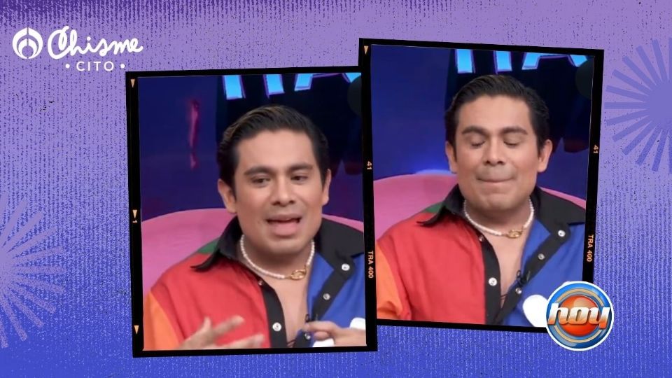 Ricardo Peralta fue puesto en 'aprietos' durante su estancia en el programa 'Hoy'.