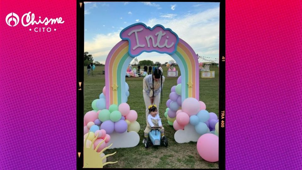 La hija de la rapera argentina y del cantante de regional mexicano cumplió su primer año.