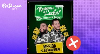 ¿Mérida también cancela? Ya no hay venta de boletos para ver a Adrián Marcelo en 'Hermanos de Leche'