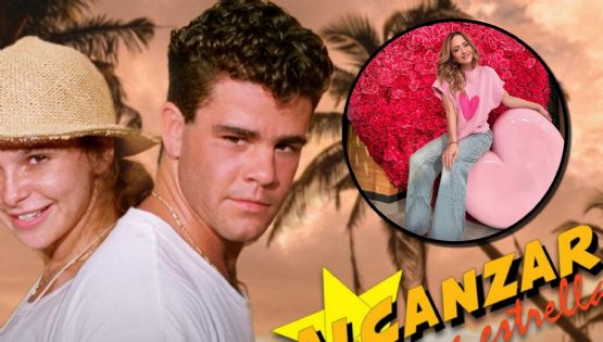 Así lucía Andrea Legarreta a los 19 años en 'Alcanzar una estrella' con Héctor Suárez Gomís