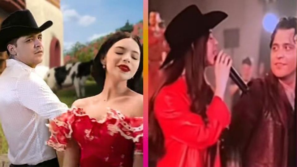 Ángela Aguilar habría 'corregido' a Christian Nodal en pleno escenario... ¿pero realmente lo hirió?