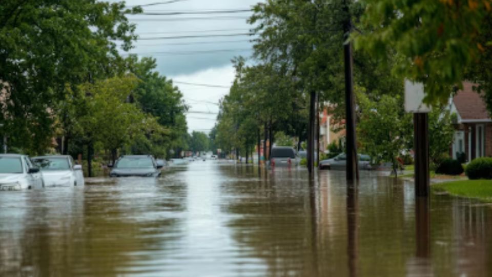 La hermana mayor de las pequeñas logró sobrevivir a las inundaciones.