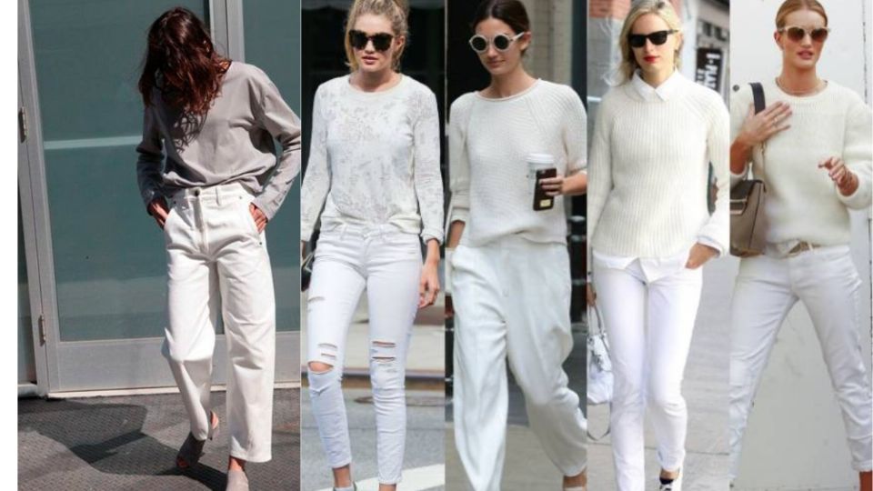 Moda: esta es la mejor forma de combinar tus jeans blancos