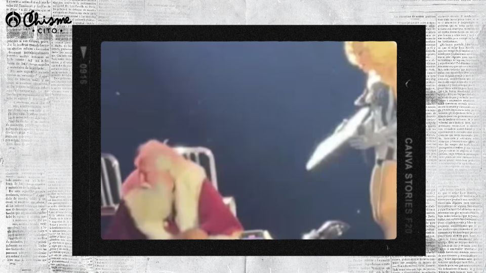 El golpe de Santa Claus en un concierto.