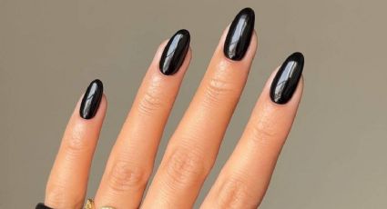 4 diseños de uñas negras para lucir siempre elegante