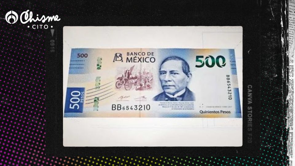 Así luce el billete de 500 que vale 10 millones de pesos.