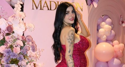 Rodeada de mucho lujo, así fue el baby shower de Karely Ruiz (FOTOS)