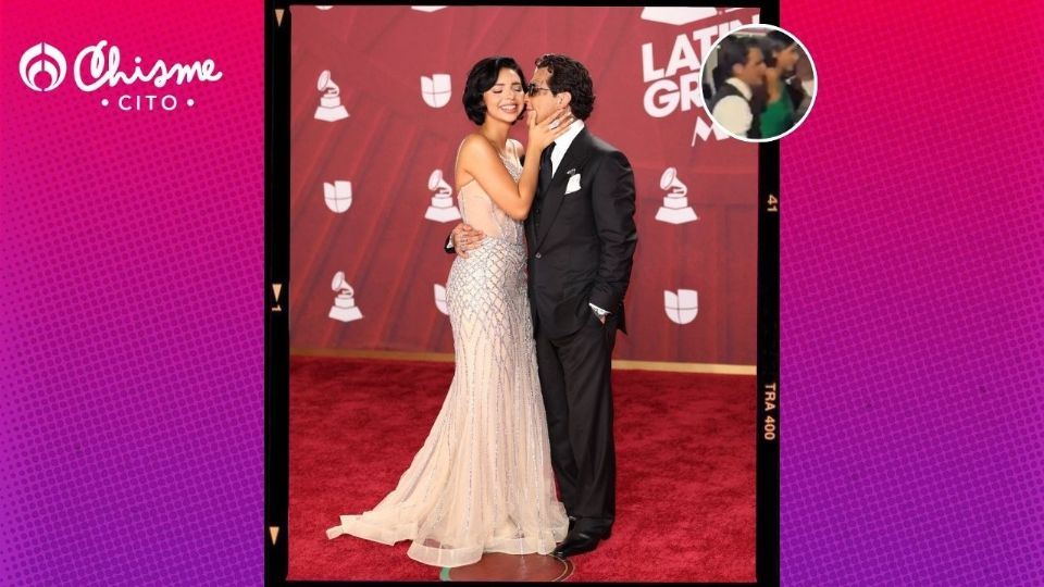 Ángela y Nodal desfilaron juntos en la alfombra roja de los Latin Grammy 2024.