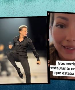 ¿Luis Miguel otra vez en aprietos? Joven acusa que la CORRIERON de restaurante porque él estaba ahí