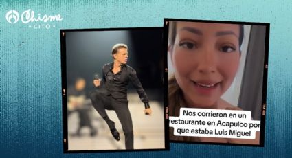 ¿Luis Miguel otra vez en aprietos? Joven acusa que la CORRIERON de restaurante porque él estaba ahí