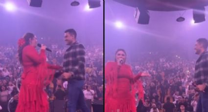 ¡Carlos Rivera y Yuridia, juntos en el escenario! El VIDEO de su sorpresivo dueto en Tlaxcala