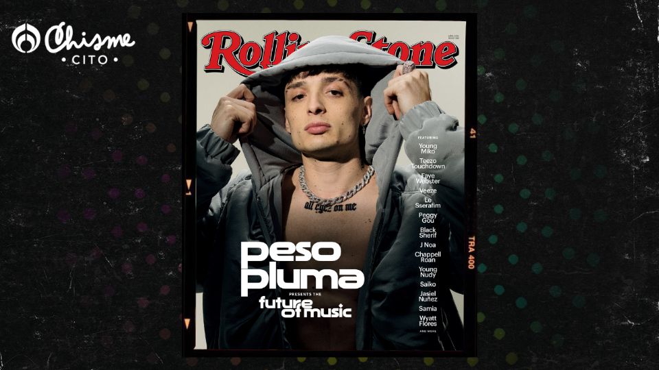 Peso Pluma es el primer artista de corridos mexicanos en ser protagonista de la revista.