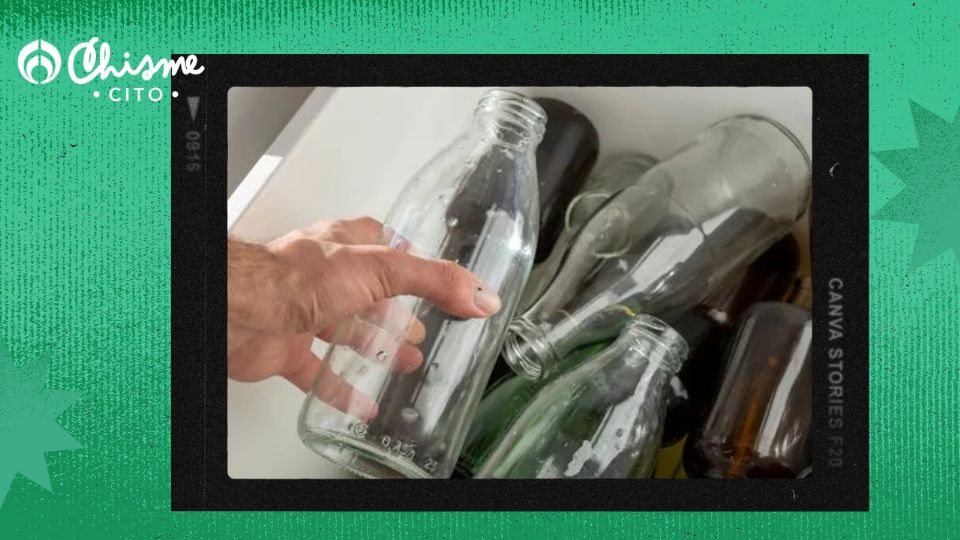 Hoy aprenderás un truco infalible para lograr dejar tus botellas impecables