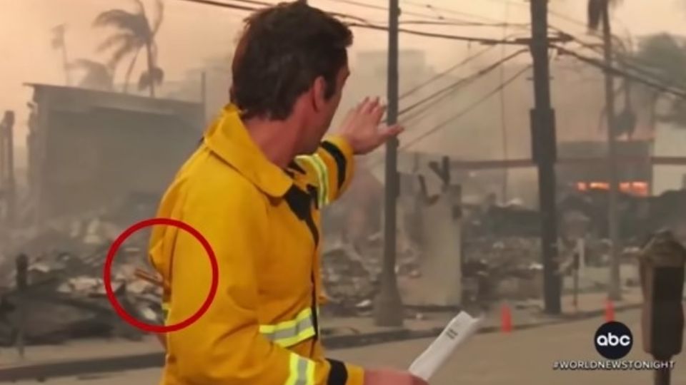 Los incendios en California afectaron a miles de personas pero también dieron lugar a una polémica viral.