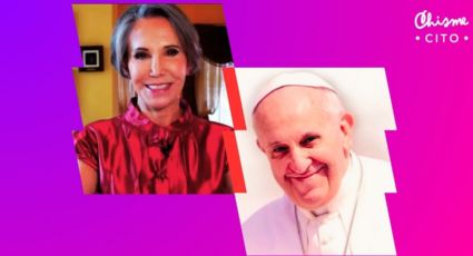 Así fue el encuentro del Papa Francisco y Florinda Meza en el Vaticano; la actriz lo despide: FOTO